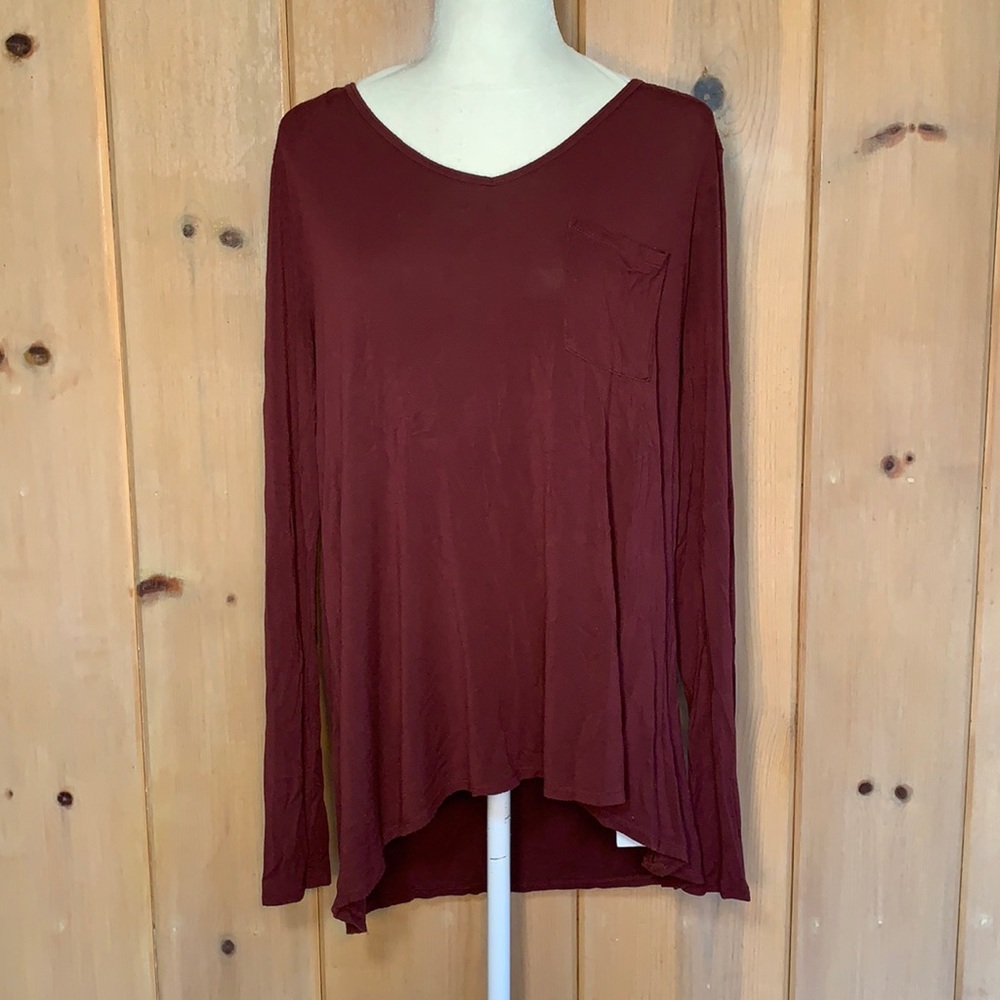 Maroon long sleeve